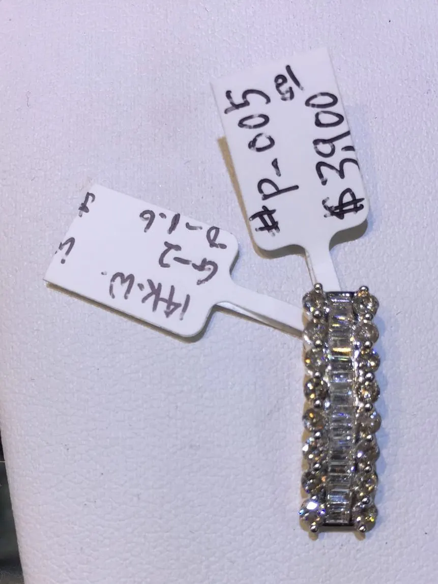 14K Diamond Eternity Band — Triple Row