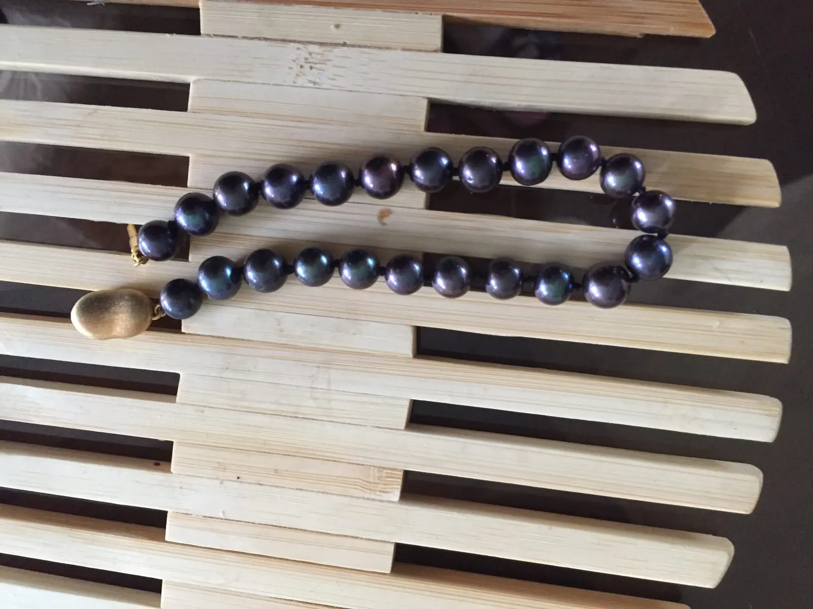 Black Tahitian Pearl Bracelet — Peacock
