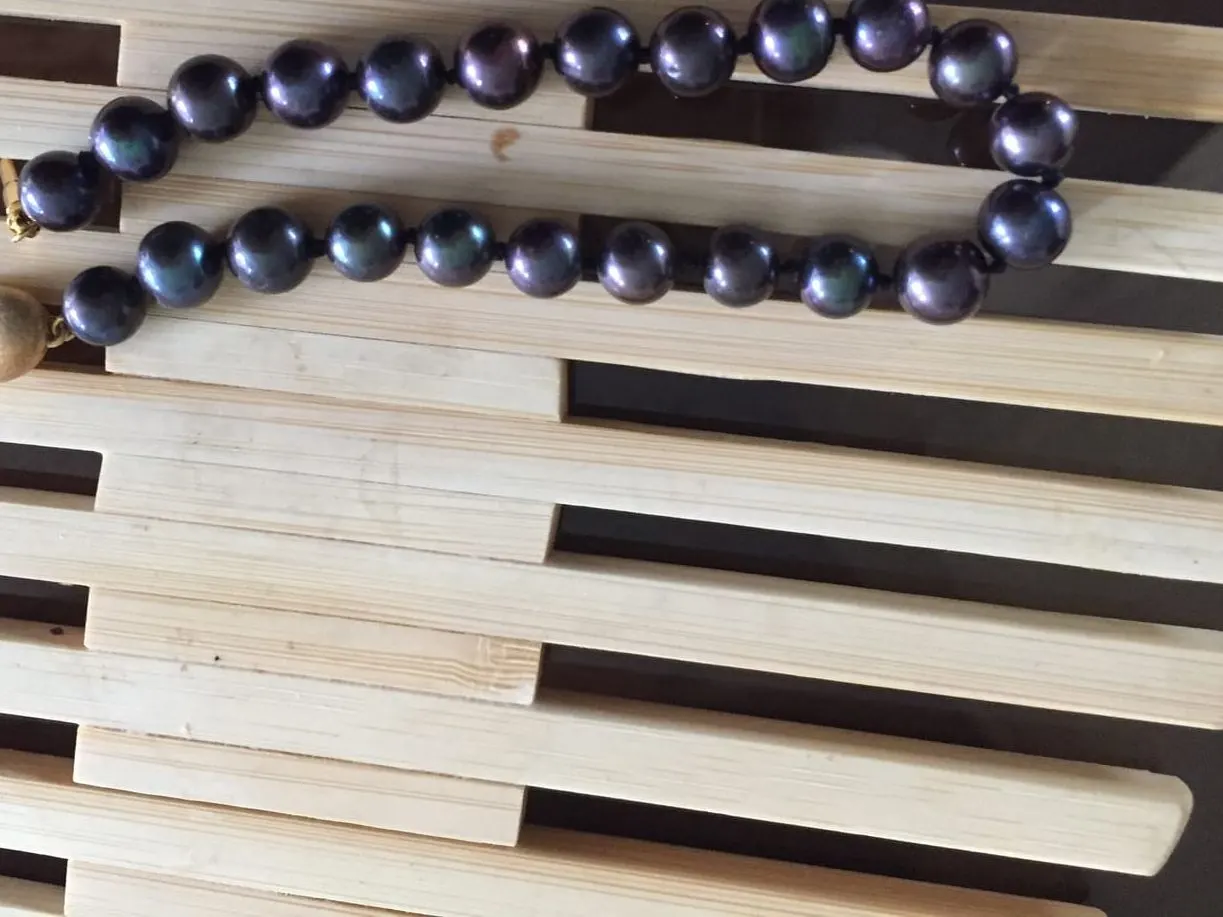 Black Tahitian Pearl Bracelet — Peacock