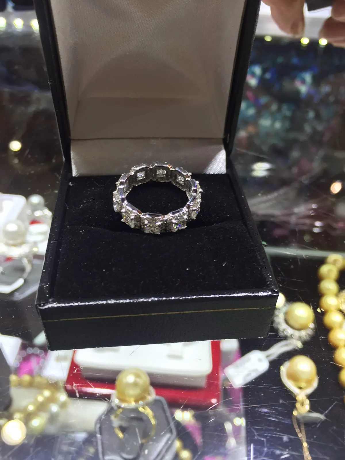 Diamond Full Eternity Band Ring