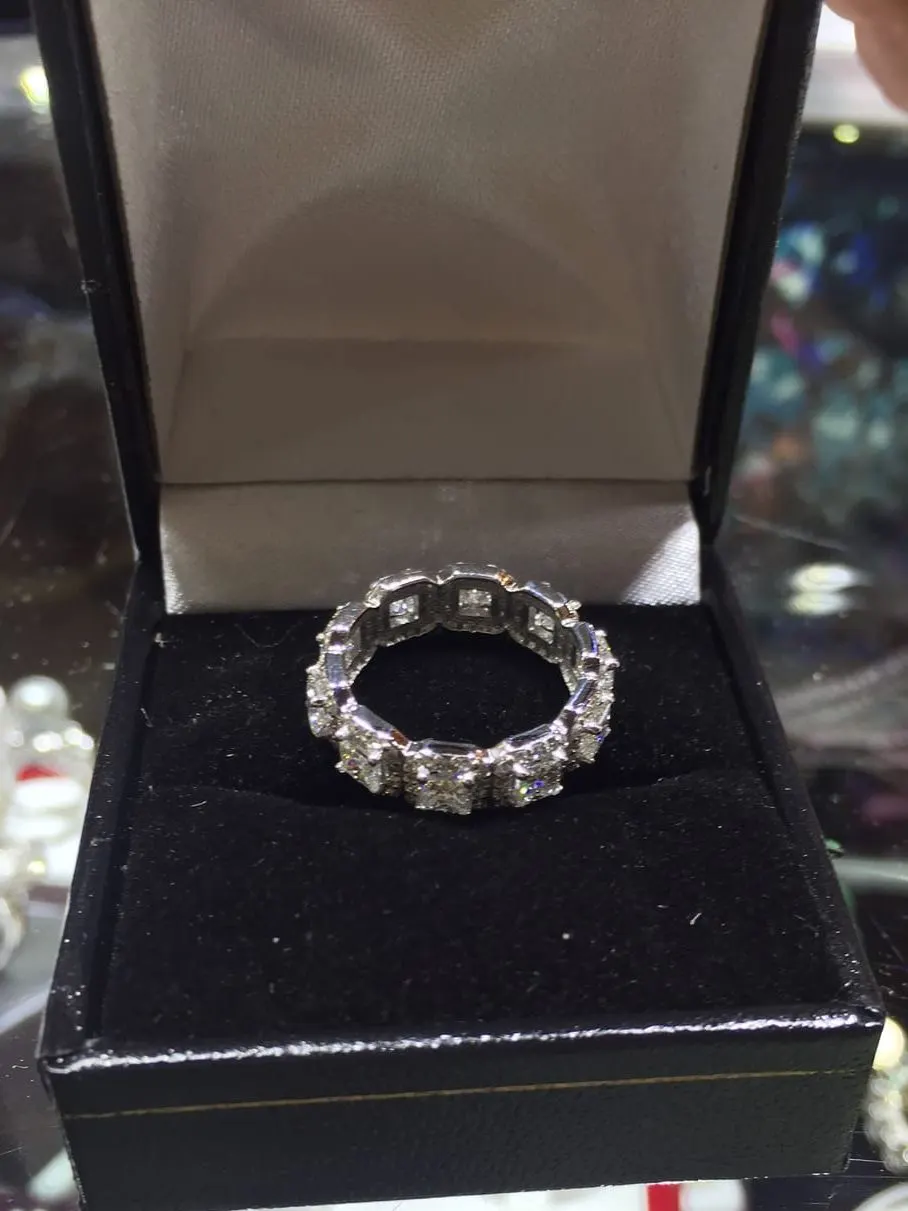 Diamond Full Eternity Band Ring