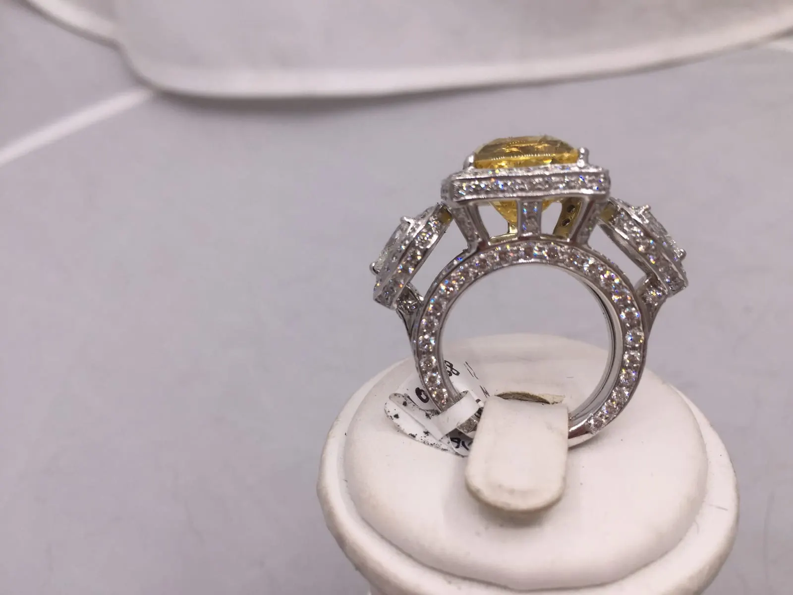 Fancy Yellow Diamond Cocktail Ring