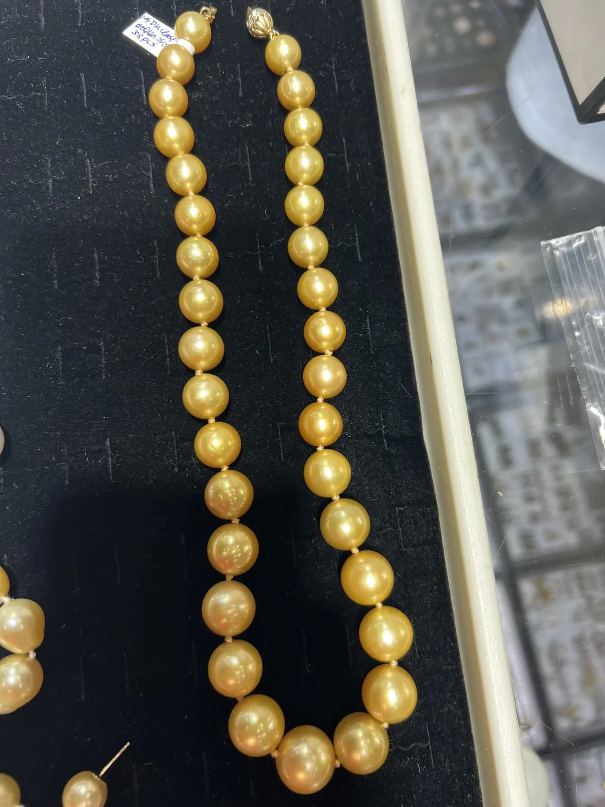 Golden South Sea Pearl Strand Necklace