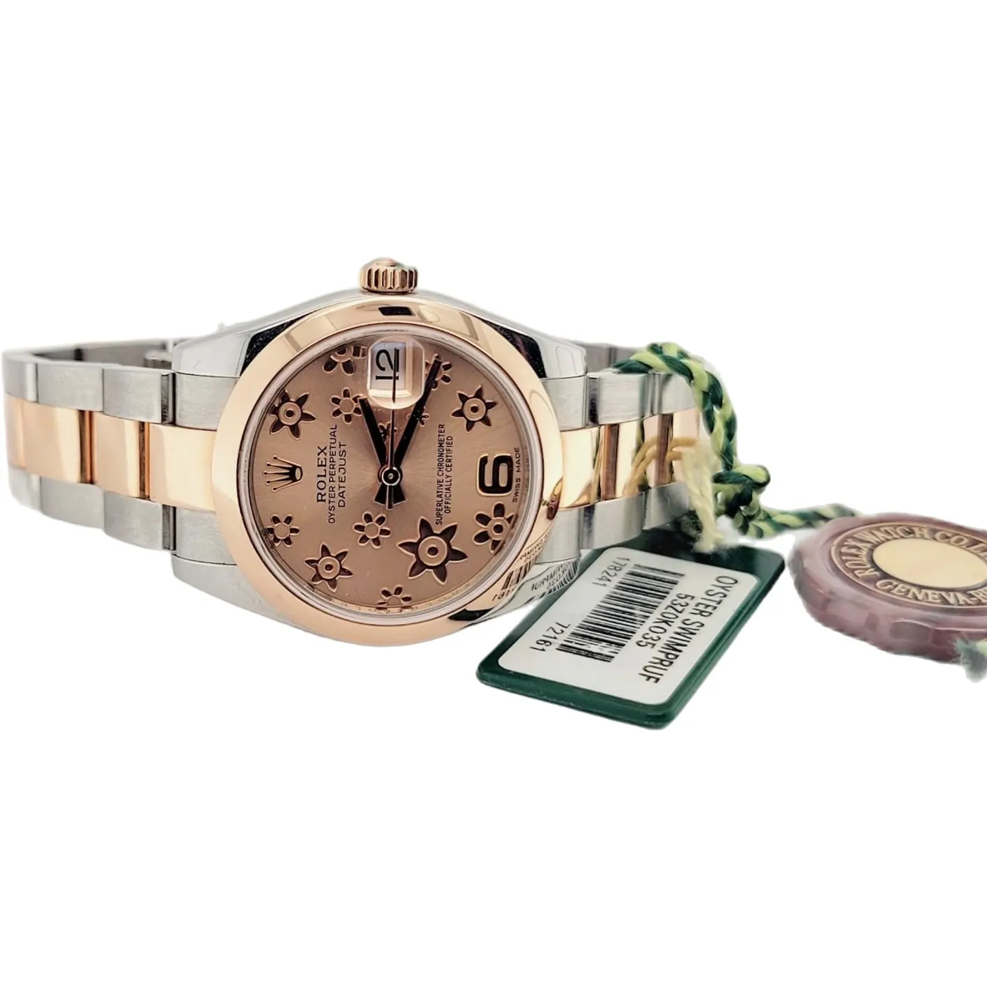Rolex Datejust 31 Two-Tone Everose Pink Floral Dial - Image 1