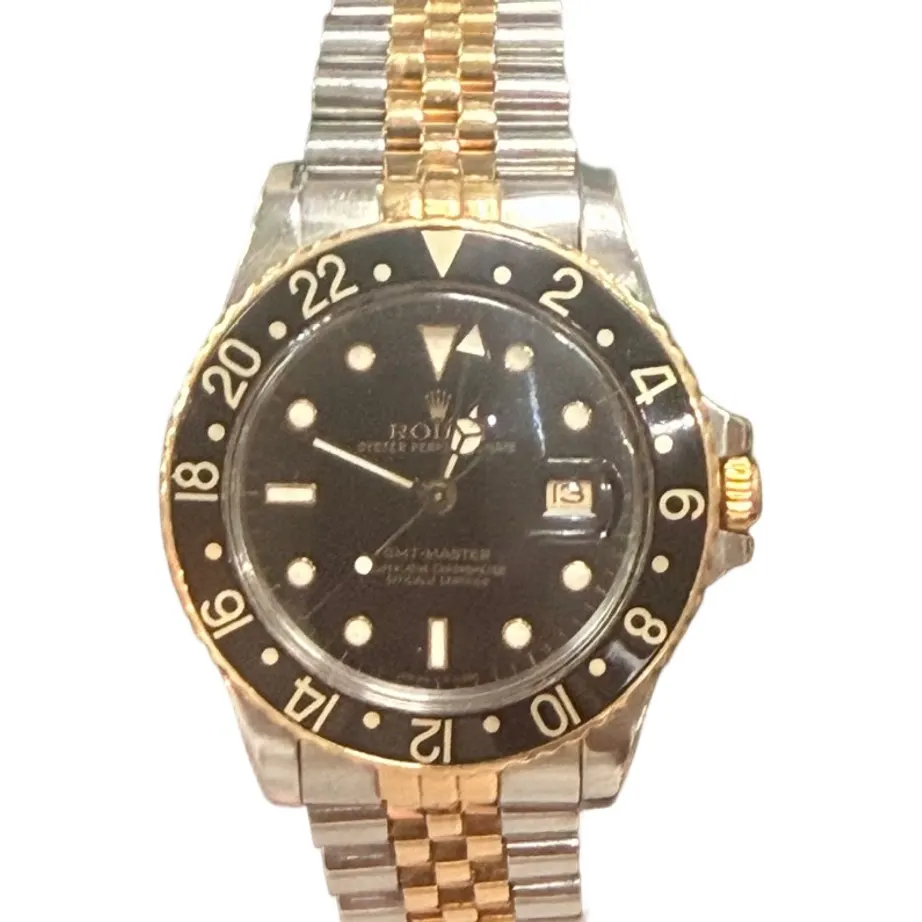 Rolex GMT-Master Two-Tone Steel & Gold Black Dial - Image 1