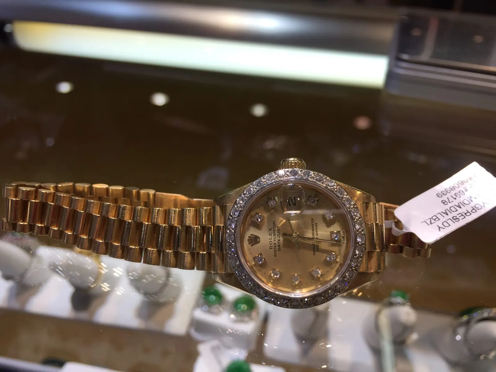 Rolex Lady-Datejust President — Diamond Bezel