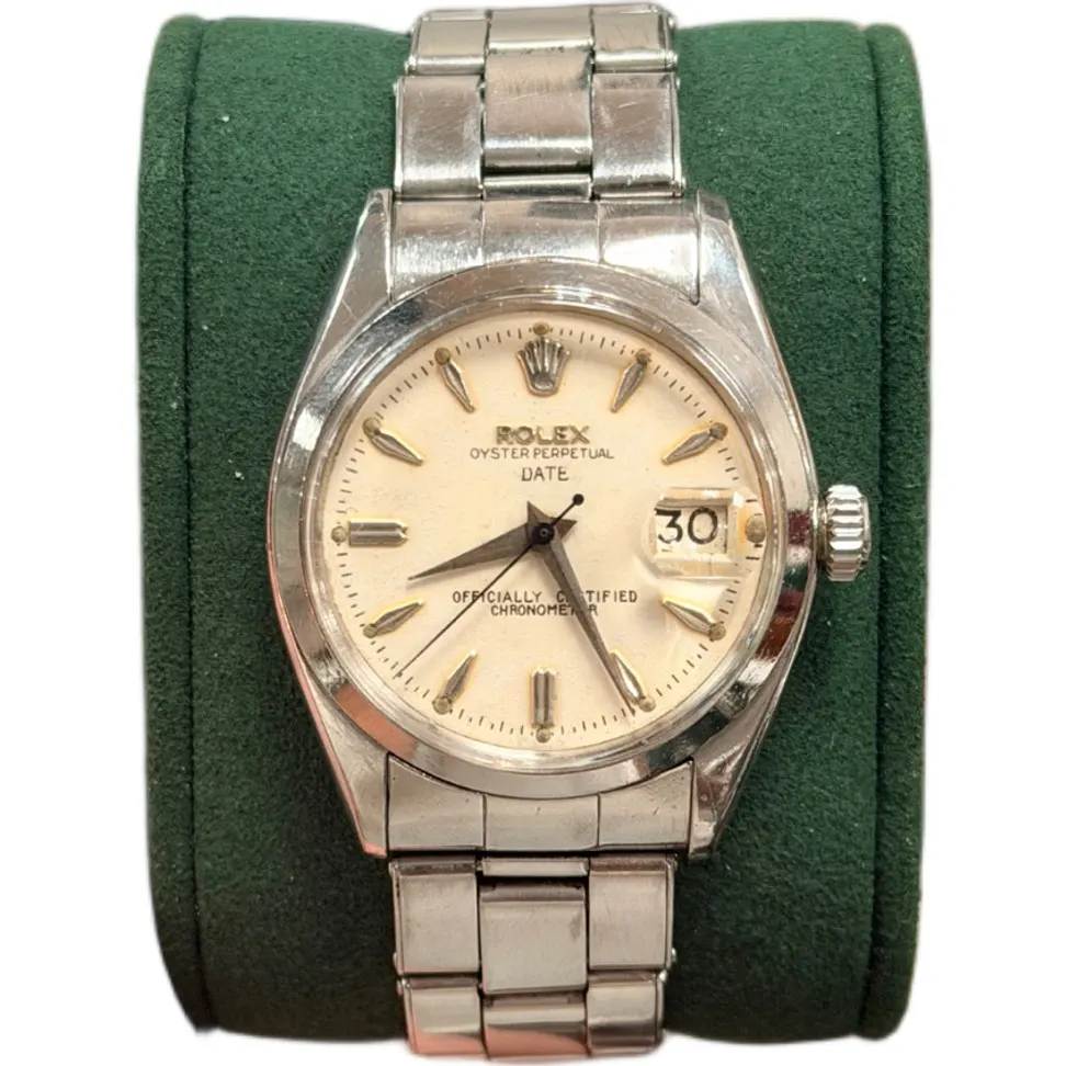 Vintage Rolex Oyster Perpetual Date Stainless Steel - Image 1